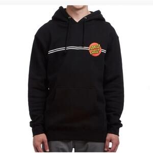 Santa Cruz Classic Dot Hoodie | Youth Size S | Black Skate